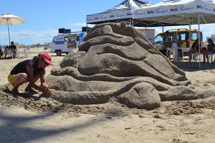 3º Festival de Esculturas em Areia acontece amanhã: inscrições ainda podem ser realizadas na SeCult