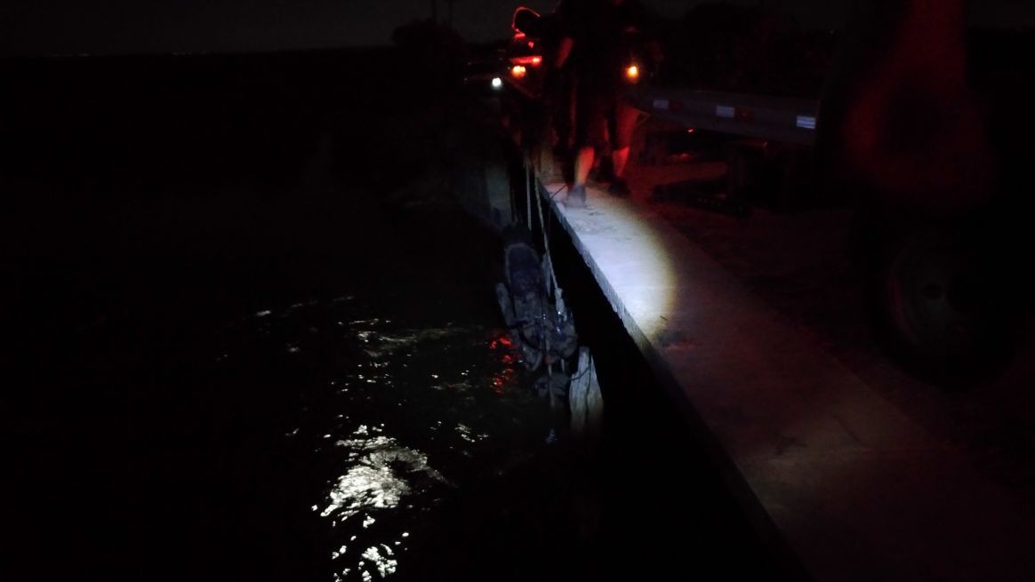 Moto é encontrada embaixo da ponte da Ilha dos Marinheiros