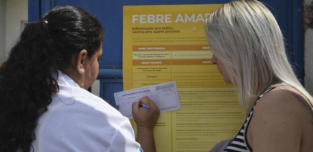 Segundo caso importado de febre amarela é registrado no estado