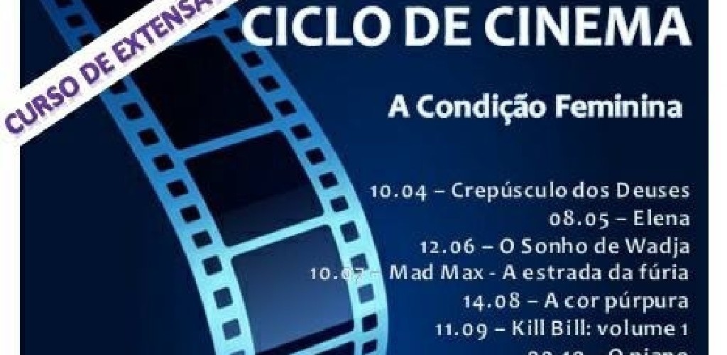 Prefeitura e IFRS promovem curso de extensão "Ciclo de Cinema - A Condição Feminina"