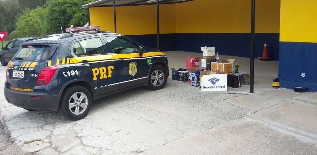 PRF realiza apreensão de bebidas importadas na BR 116