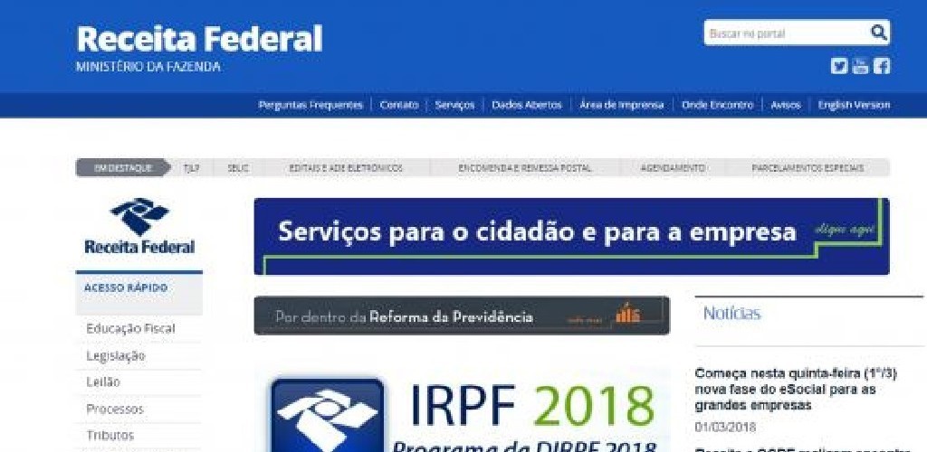 Restituições do imposto de renda serão feitas por ordem de entrega em junho
