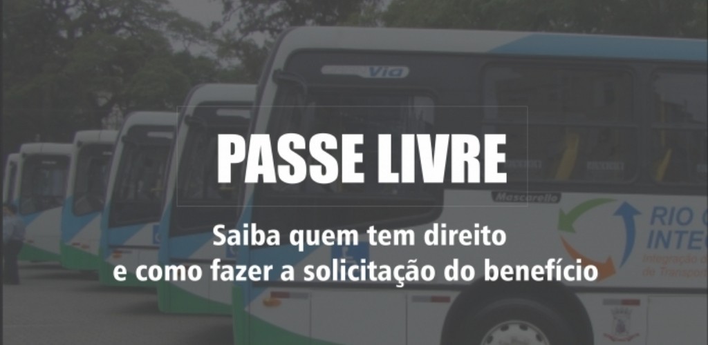 Passe Livre já pode ser solicitado