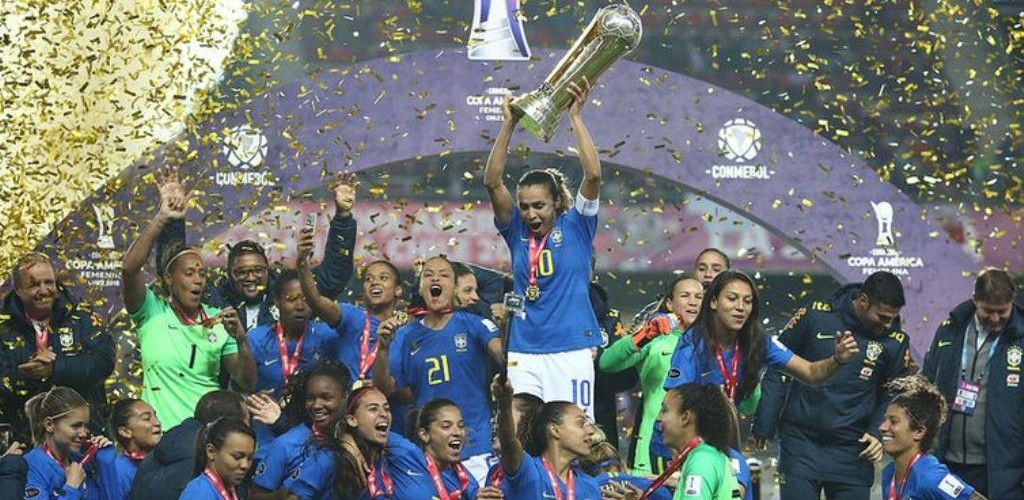 Futebol feminino: Brasil conquista no Chile sua sétima Copa América