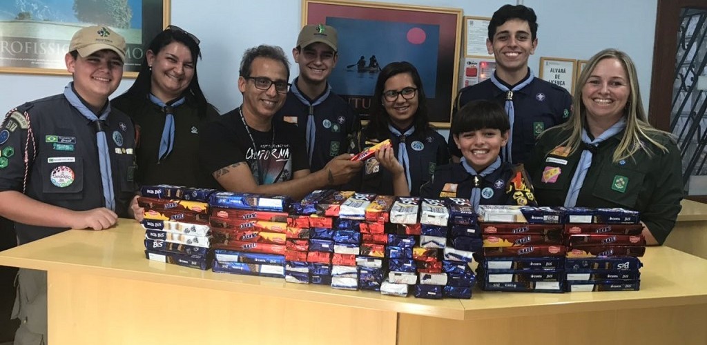 Promoção Páscoa Solidária contribuiu com campanha de arrecadação do Grupo Escoteiro Silva Paes