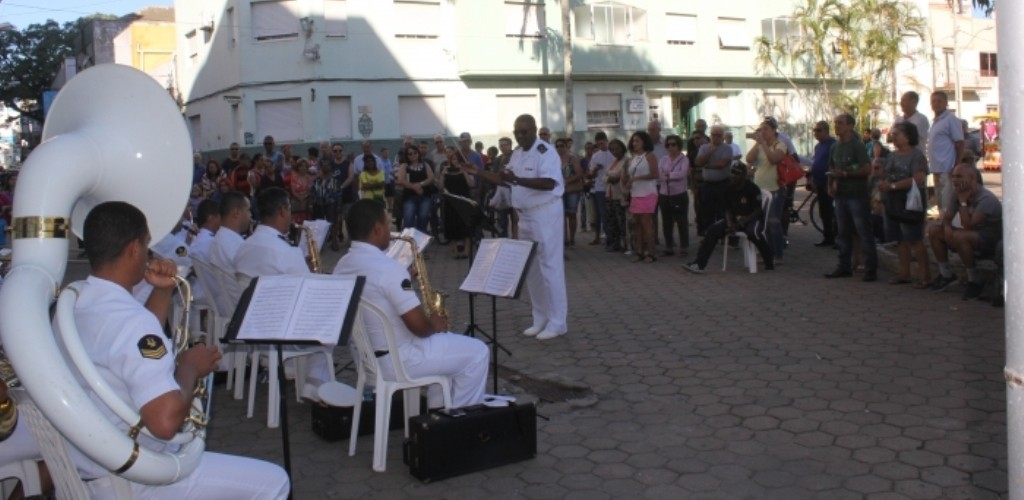 Banda do 5º Distrito Naval abre a 4ª edição do projeto Banda na Praça