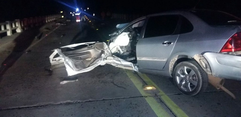 Acidente na BR 116, em Arroio Grande, causa a morte de duas pessoas