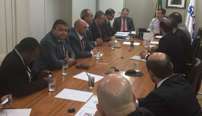 Lideranças locais reuniram-se com o ministro da saúde, em Brasília