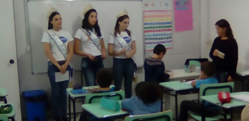 Corte da 26ª Fenadoce divulga competição solidária de doação de sangue nas escolas públicas