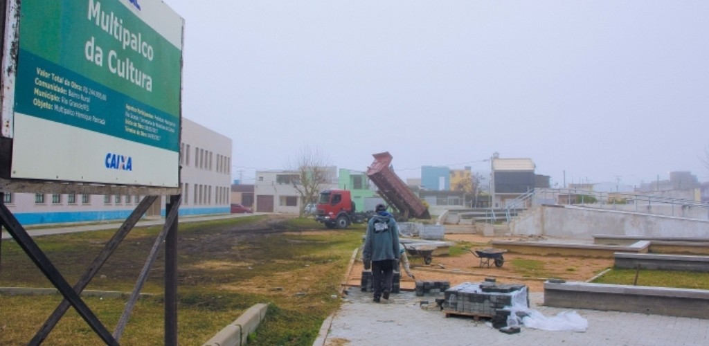 Multipalco da Cultura está em fase final de construção