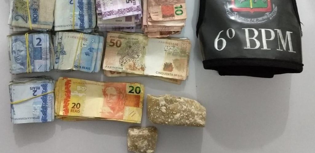 Homem é preso com drogas e mais de 3 mil reais
