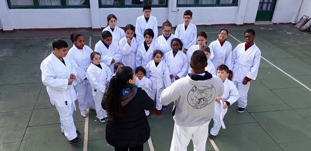 Projeto Jiu-Jitsu Sem Barreiras realizou aula inaugural nesta quinta