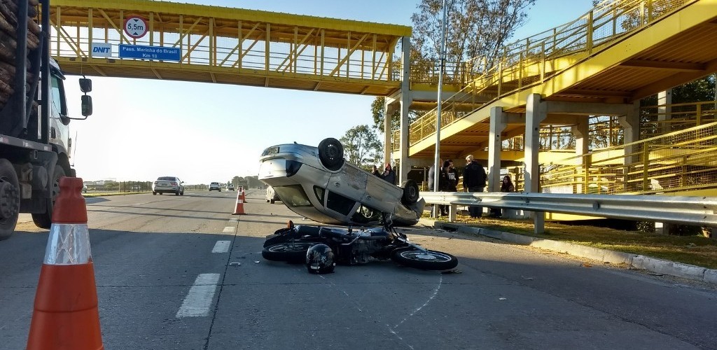 Motociclista morre em acidente na BR 392