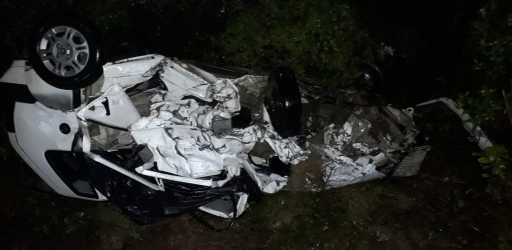 Acidente deixa uma pessoa morta e duas feridas na BR 116, em Jaguarão