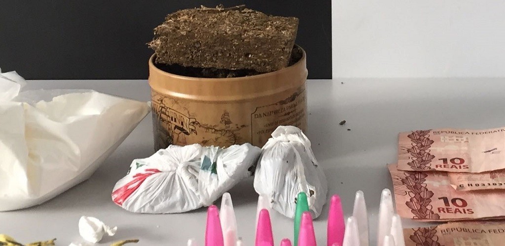 Homem é preso por tráfico de drogas