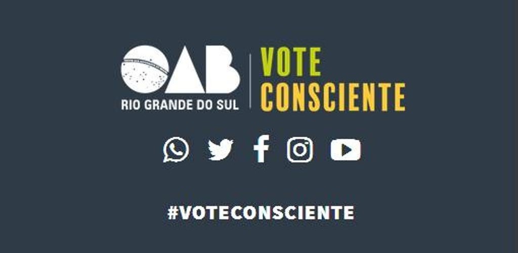 OAB/RS lança campanha Vote Consciente 