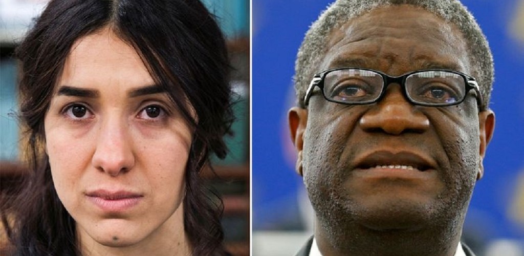 Prêmio Nobel da Paz vai para um médico congolês e uma ativista yazidi
