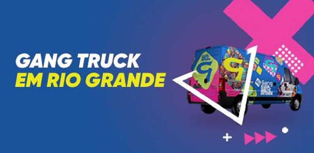 Gang Truck oferece oficinas gratuitas de experiências em Rio Grande