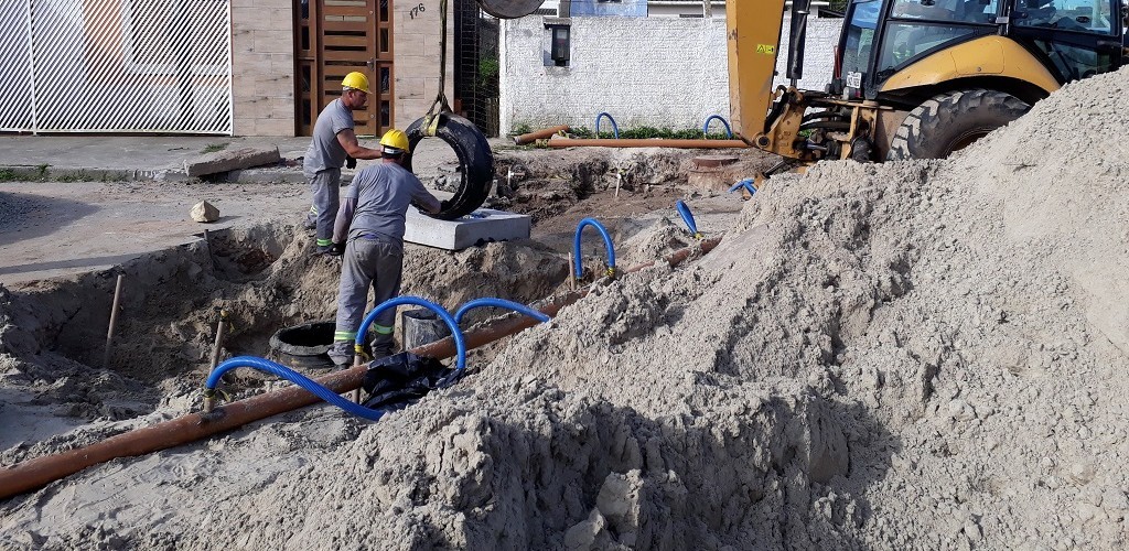 Corsan inicia obras de substituição da rede de esgoto das principais avenidas do Parque Marinha