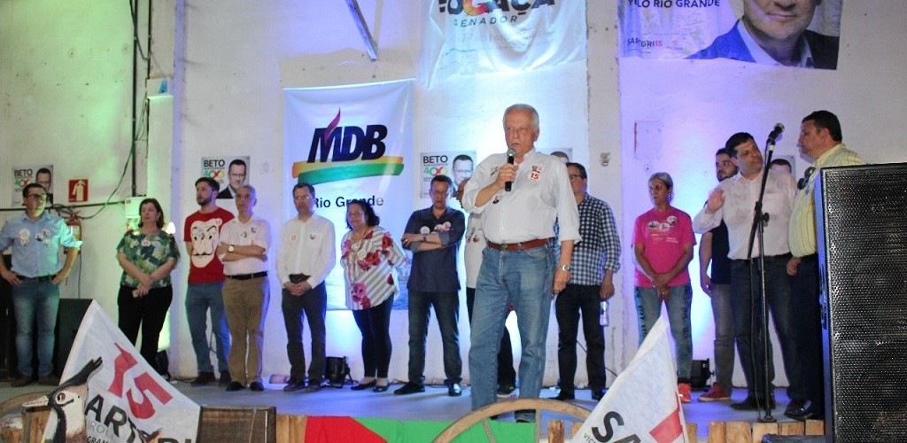 Candidato à reeleição, vice-governador José Paulo Cairoli cumpriu agenda em Rio Grande neste sábado