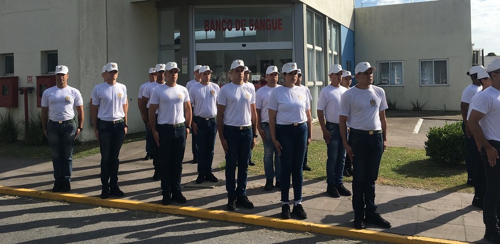 Futuros Policiais Militares fazem mutirão para doar sangue