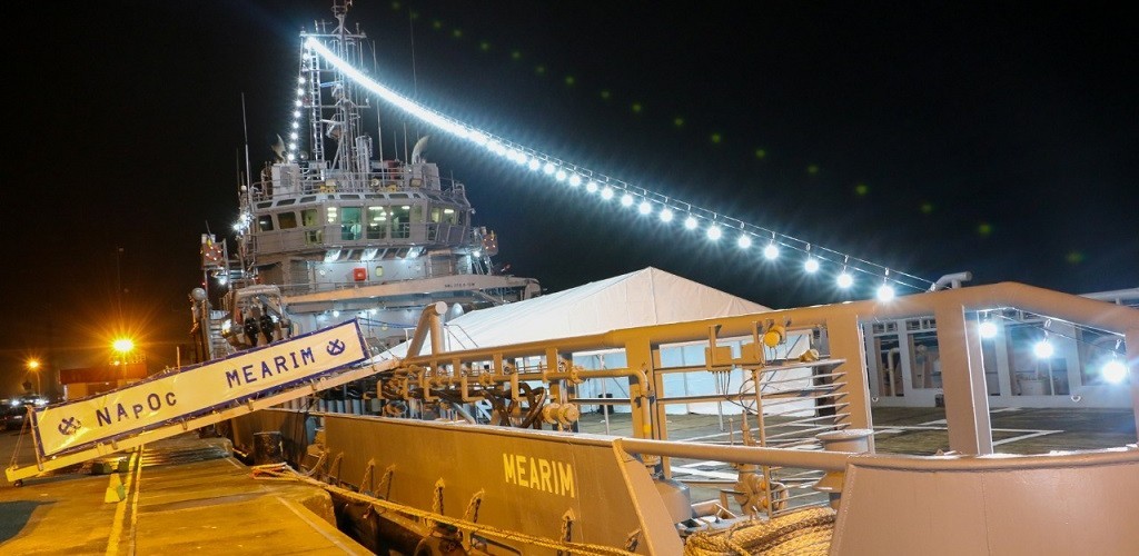 Navio de Apoio Oceânico "Mearim" chega à Rio Grande e está à disposição do Comando do 5º Distrito Naval
