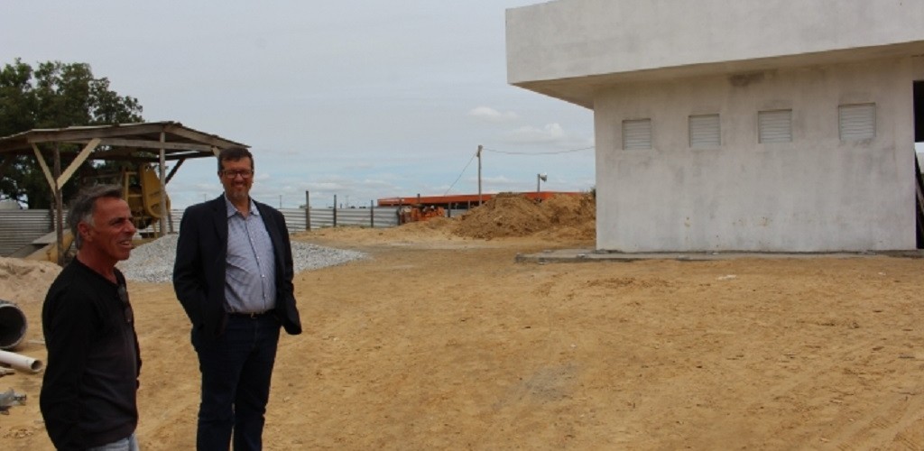 Prefeito e secretários vistoriam obra da UPA da Junção