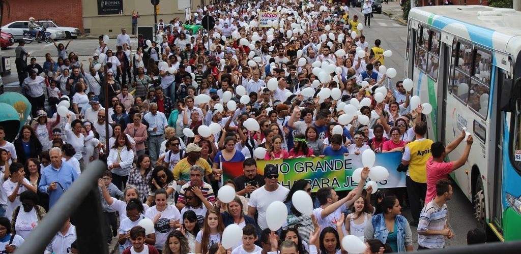 Rio Grande recebe neste sábado (10) a 2ª Marcha para Jesus