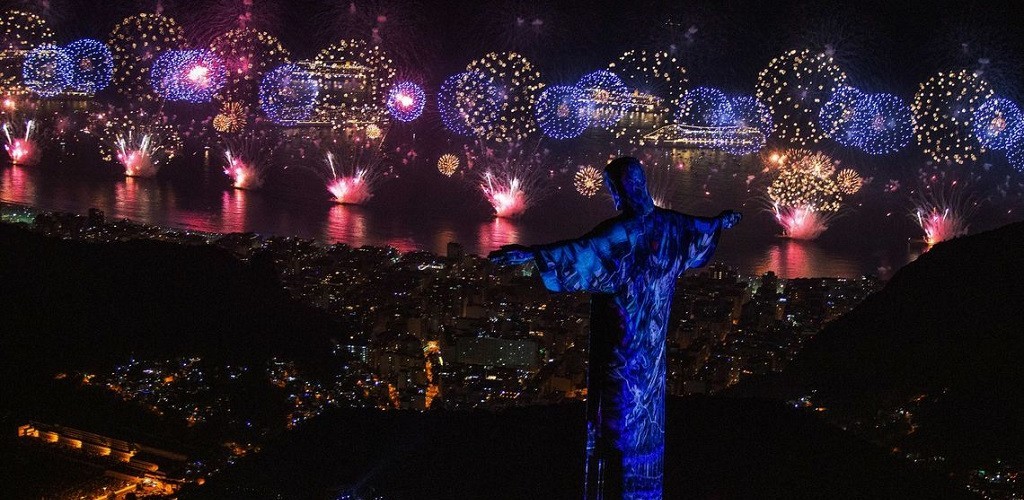 Réveillon do Rio reuniu 2,8 milhões de pessoas em Copacabana
