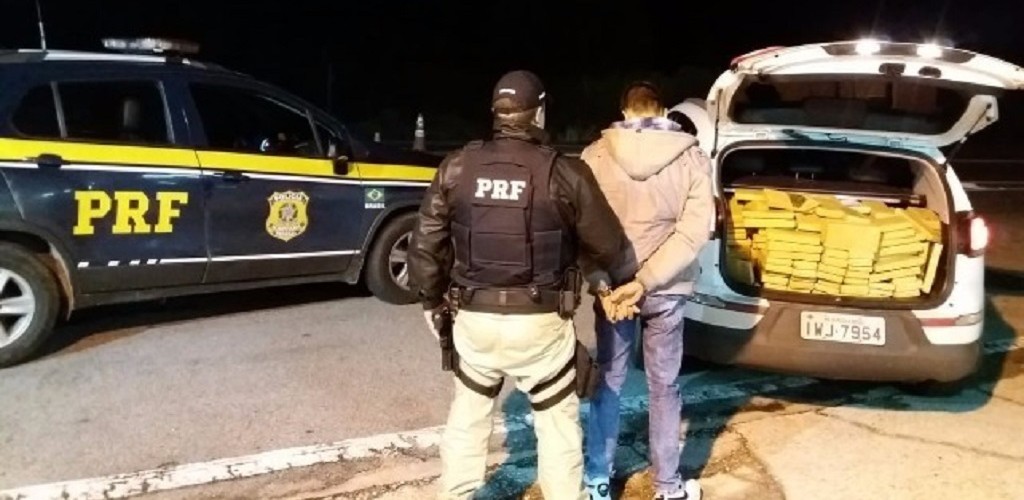 PRF registra aumento de 257% de apreensões de maconha nas rodovias da região sul 