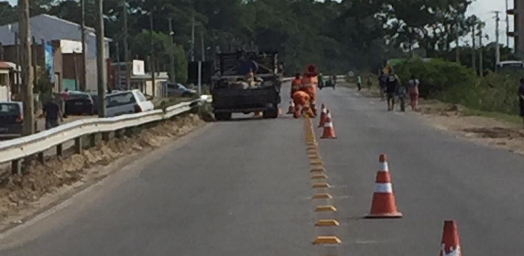 BR 101 recebe obras de recuperação