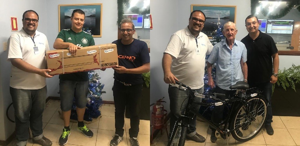 Vencedores do Brasileirão Oceano recebem premiação