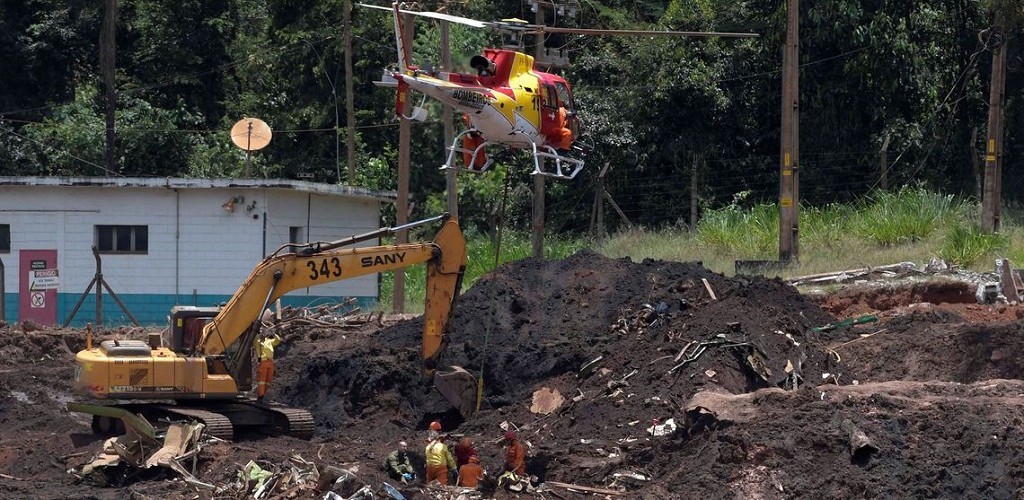Buscas em Brumadinho prosseguem pelo oitavo dia