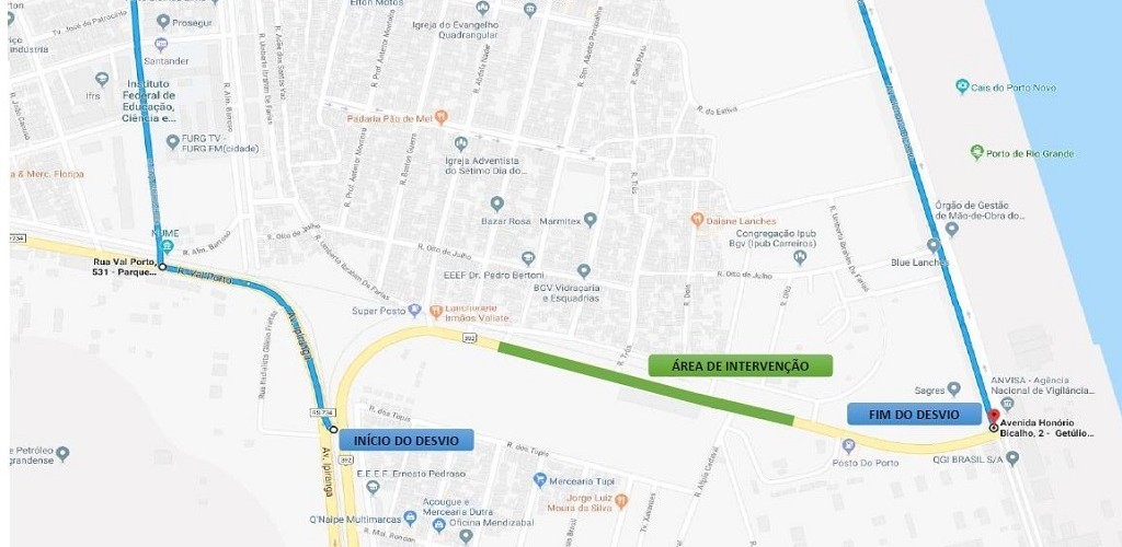 Sábado será de bloqueio na zona portuária da BR 392