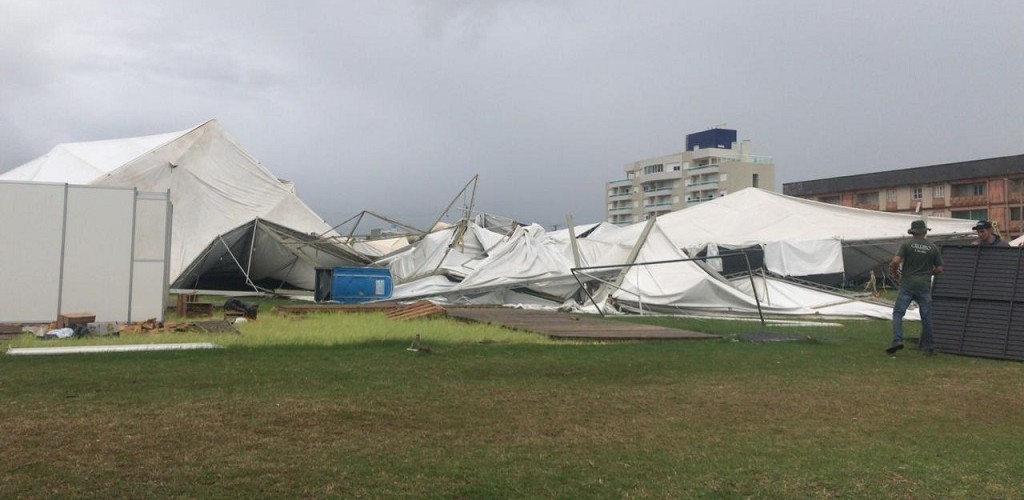 Ventos de 90 km/h atingem RG durante passagem de ciclone extratropical