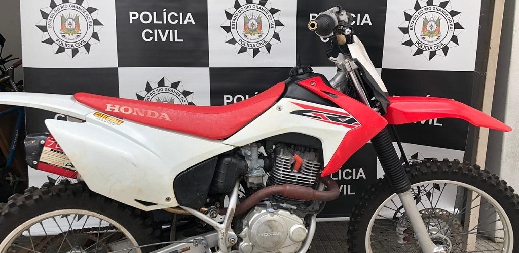 Polícia Civil recupera moto furtada em Gramado