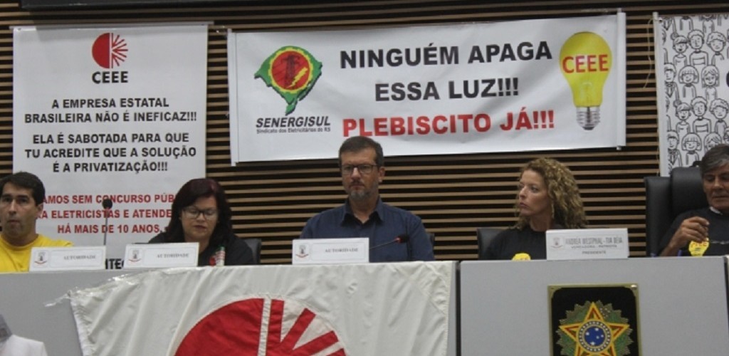 Audiência Pública discute privatização das estatais gaúchas