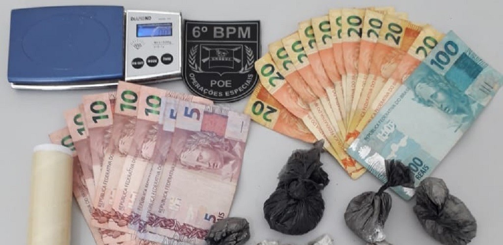 Dupla é presa por tráfico de drogas no bairro São João