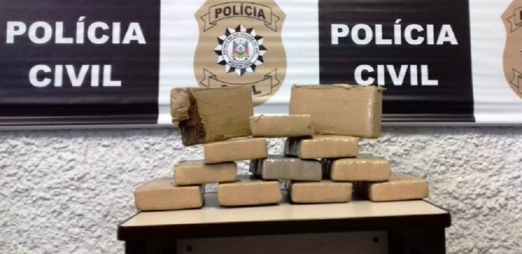 8,5 quilos de maconha são apreendidos no interior de propriedade rural em Pelotas