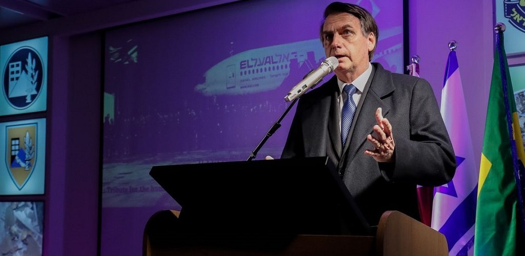 "É direito deles reclamar", diz Bolsonaro sobre Palestina