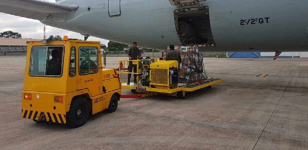 Avião da FAB com ajuda humanitária à Venezuela já está em Boa Vista