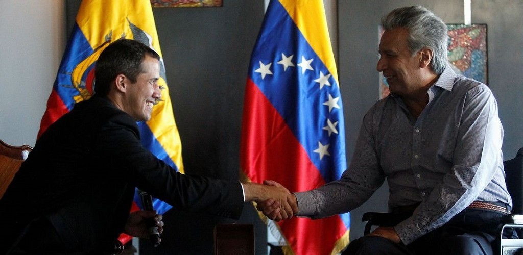No Equador, Guaidó diz que transição busca resgate democrático