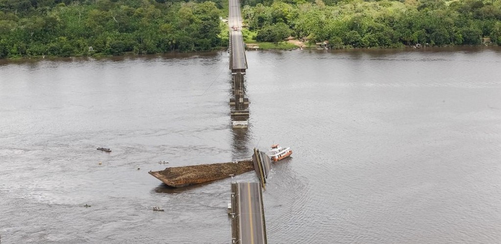 Governo paraense usará cabos de aço para recuperar trecho de ponte