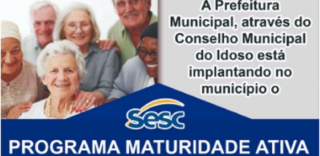 Programa Maturidade Ativa está com inscrições abertas 