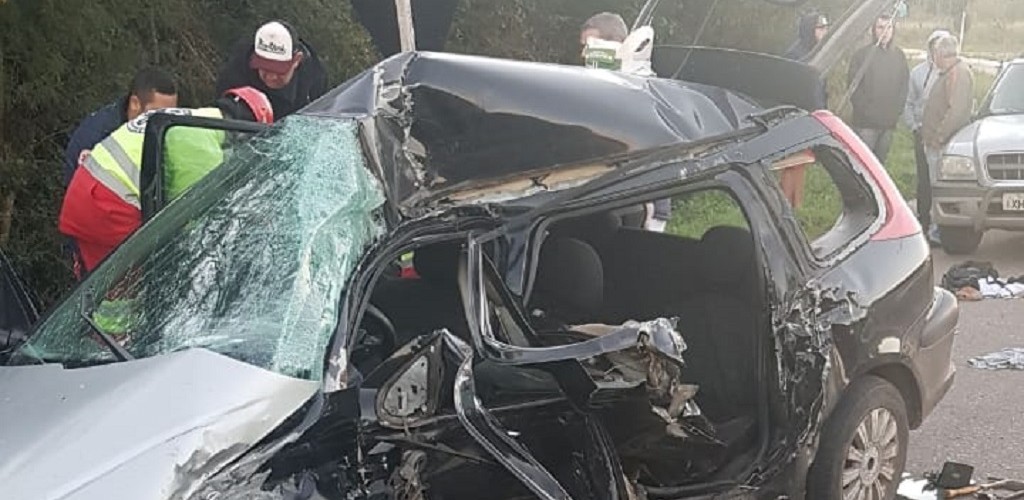 Acidente deixa três feridos graves na BR 293, em Capão do Leão