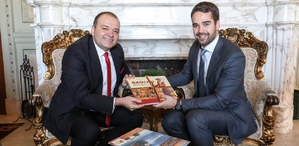 Embaixador da Macedônia do Norte discute negócios e investimentos com governador