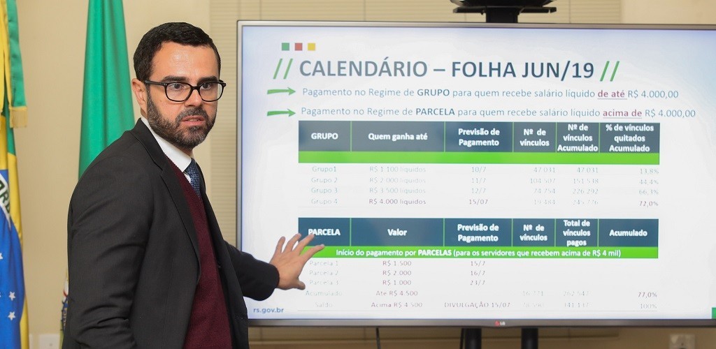 Governo adota sistema misto de pagamento do Executivo em junho