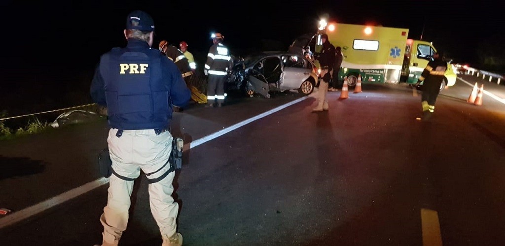 Bebê recém-nascida morre em acidente na BR 116