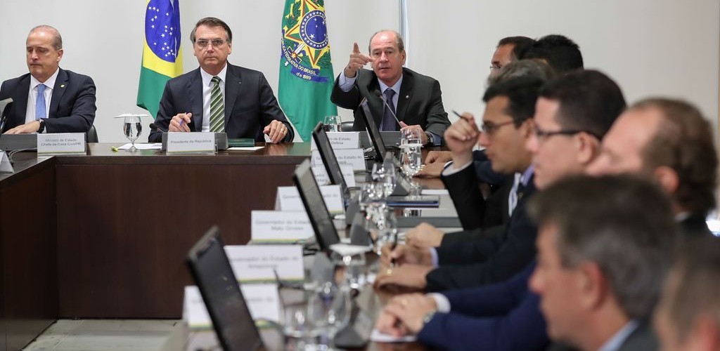 Bolsonaro se reúne com governadores da Amazônia Legal