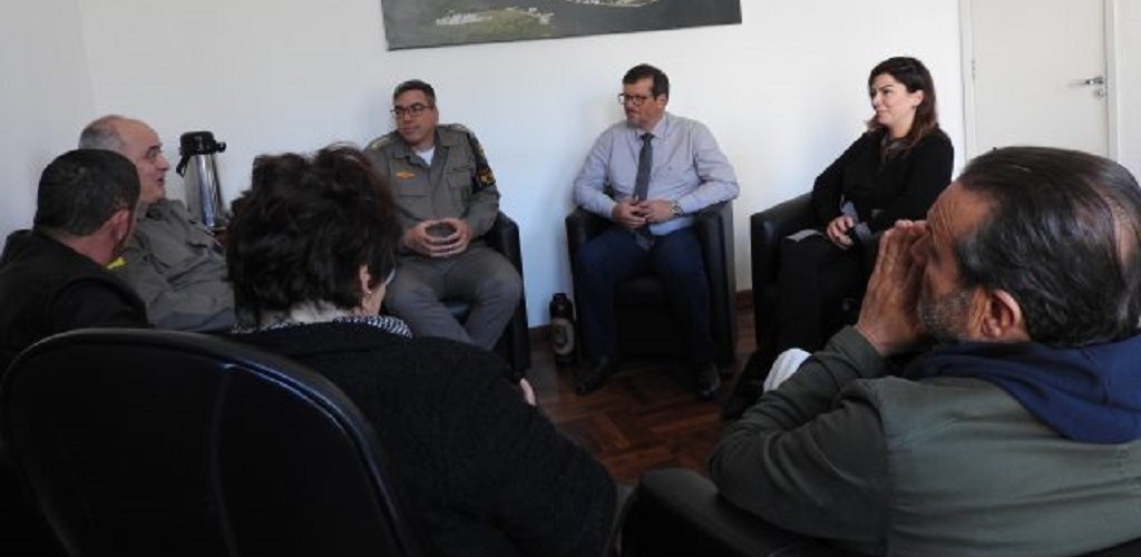 Reunião discute implantação de um centro integrado de segurança em RG